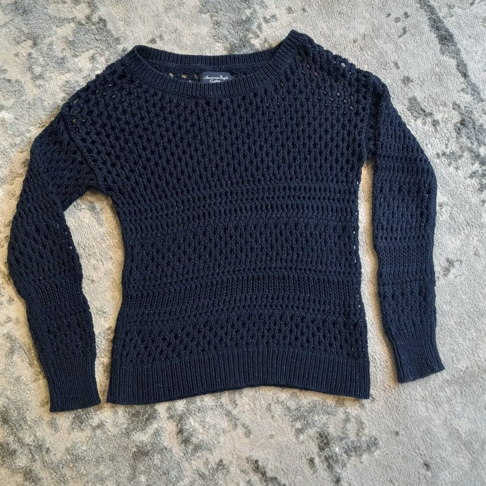 Midnight Blue Sparkle Sweater